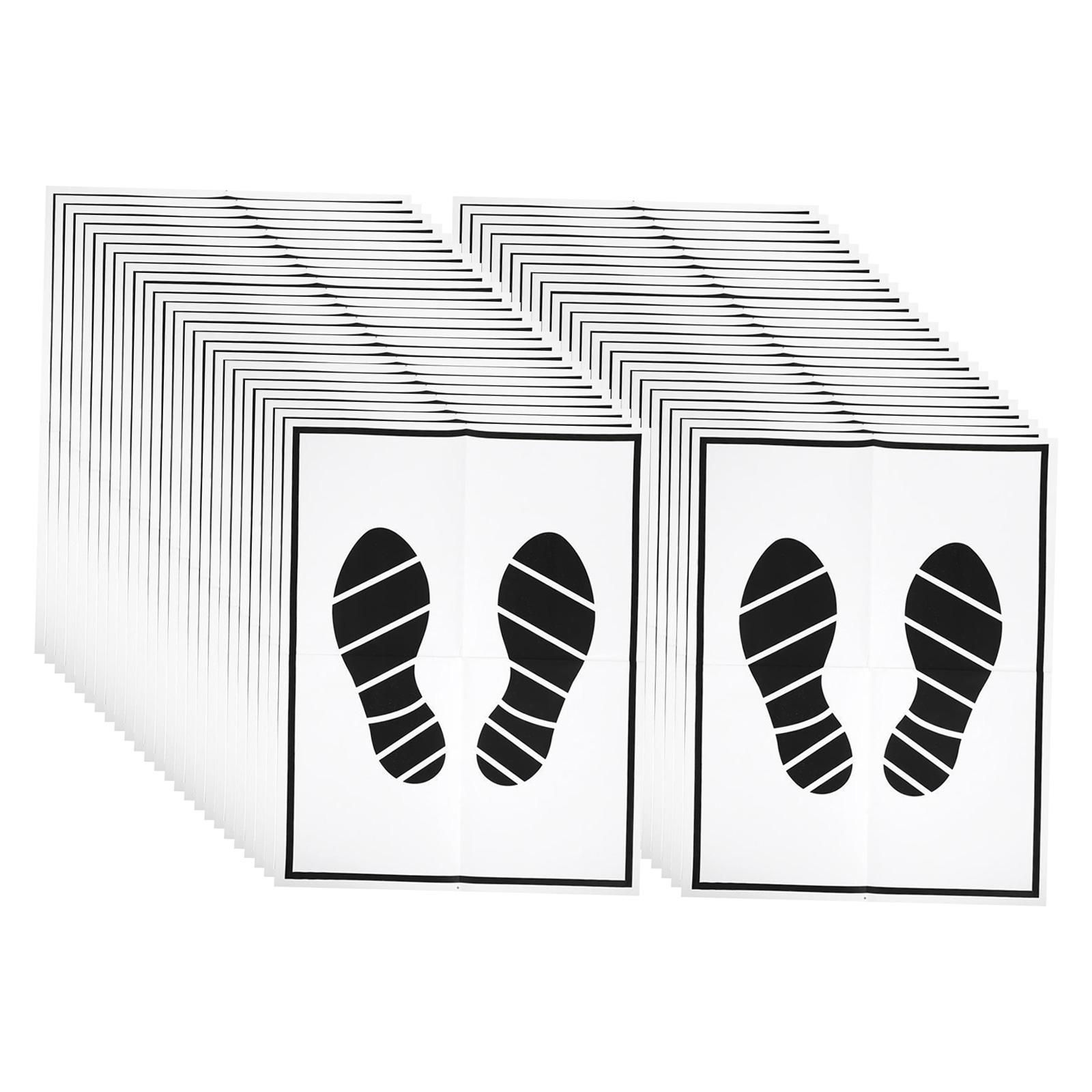 50 Pieces Disposable Paper Car Detailing Folding Floor Mats Waterproof Vehicle F