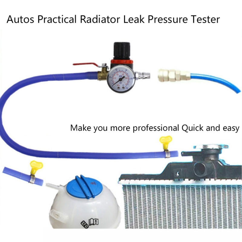 Thumbnail: Universal Car Coolant Water Tank Leakage Detector Radiator Pressure Tester Gauge