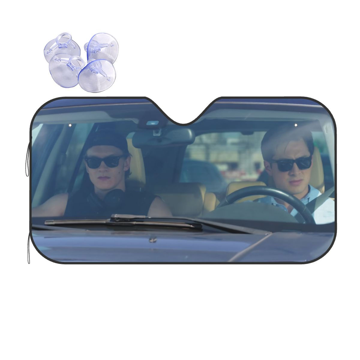 Heated Rivalry Shane And Ilya Windshield Sunshade Cute Car Front Windshield 76x1