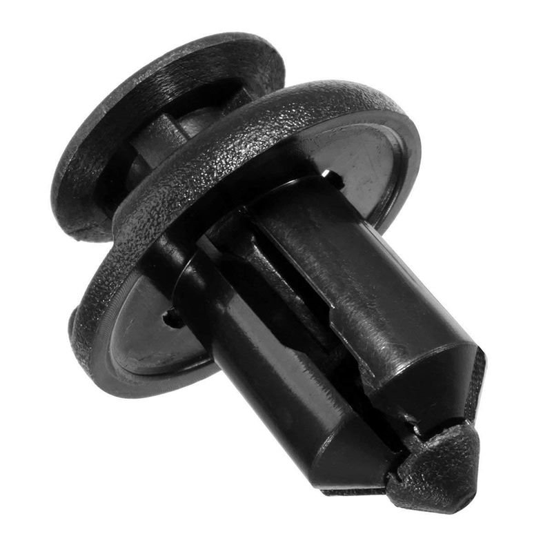 Thumbnail: 50pcs 10mm Hole Car Nylon Rivet Fastener Bumper Clip Retainer Screw Fender For H