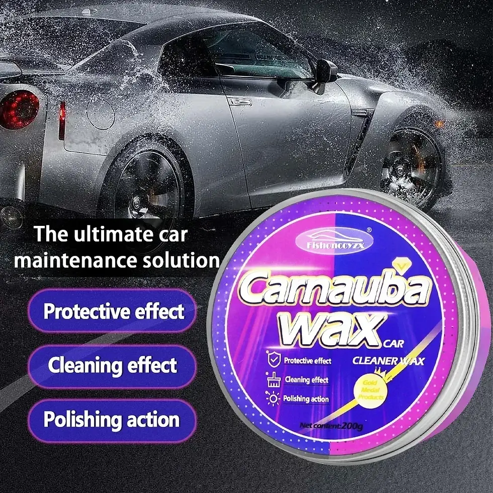 Thumbnail: Car Wax Auto Paint Care Carnauba Paste Wax Brazilian Polishing Wax Paste High Gl