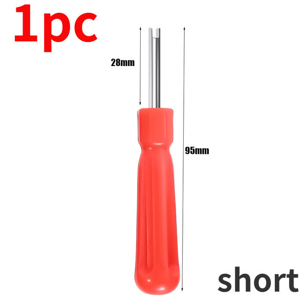 Thumbnail: Tire Valve Core Removal Tools Plastic Handle Iron Plated Wrench Core Tire Repair