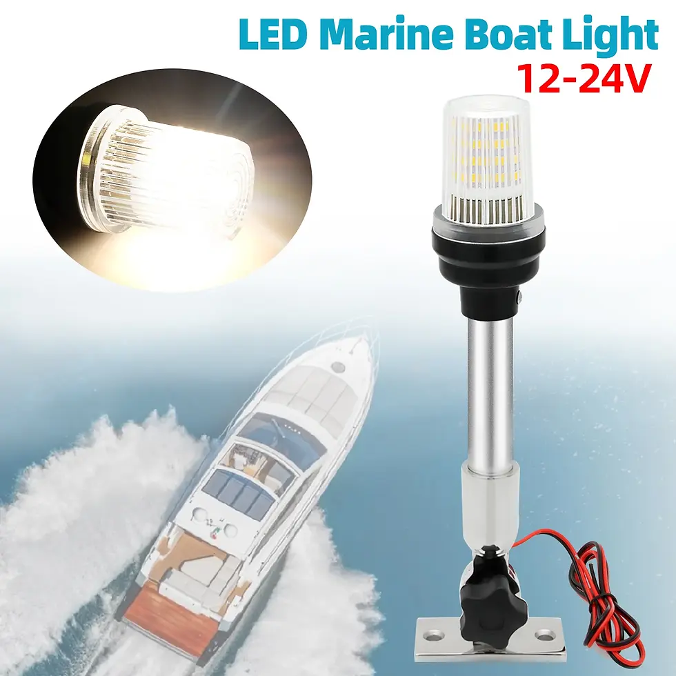 Thumbnail: 12Inch Fold Down Boat LED Navigation Light for Yacht Marine Navigation Anchor Li