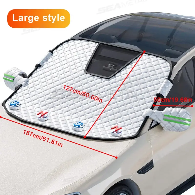 Thumbnail: BLALION Car Windshield Snow Cover Magnetic Windscreen Snow Shield Winter Ice Fro