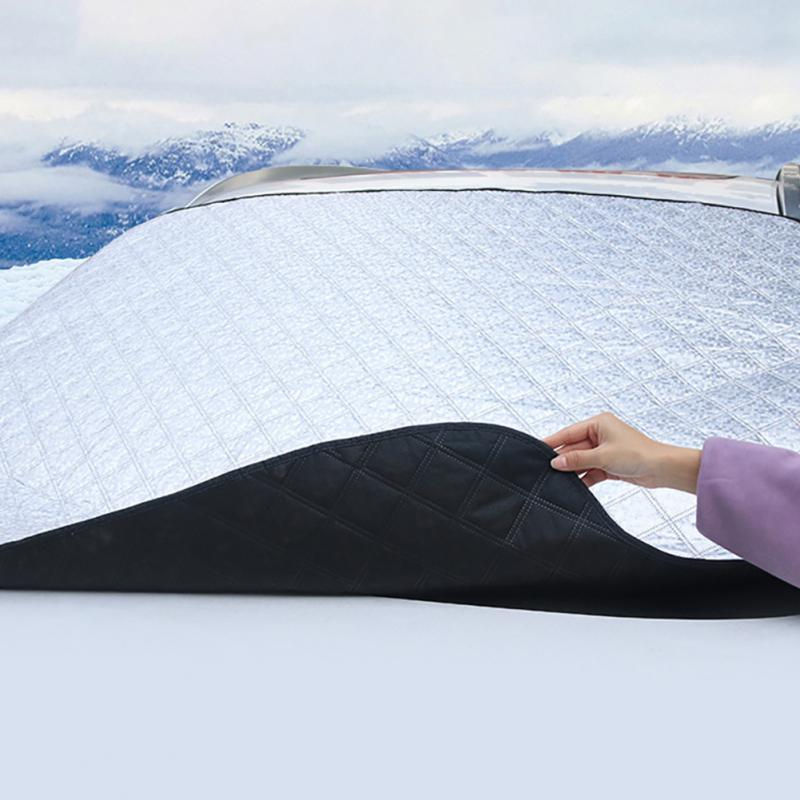 Thumbnail: Magnetic Car Snow Ice Protector Window Windshield Sun Shade Front Rear Windshiel