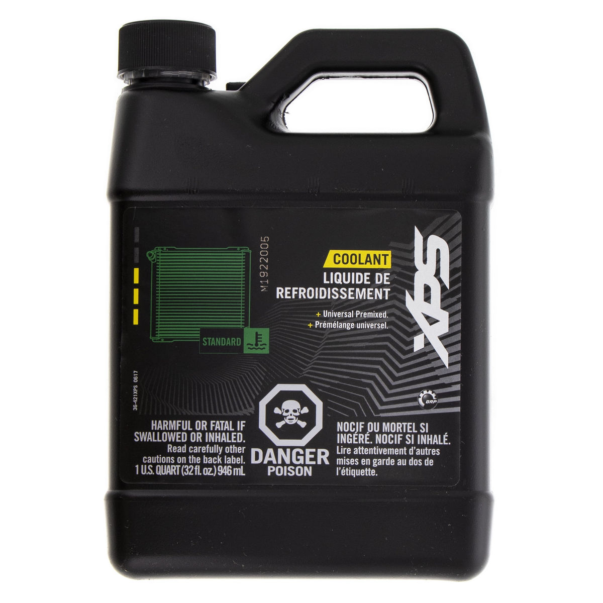 Can-Am 779149 BRP 1 Quart Pre-Mixed Green Antifreeze Engine Coolant Sea-Doo..