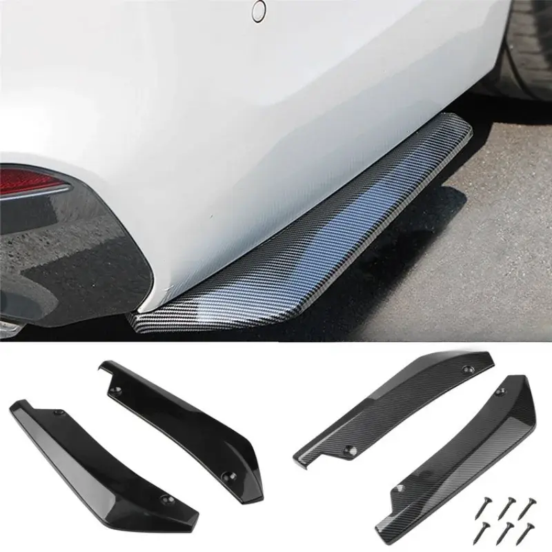 Universal Car Front Rear Bumper Strip Lip Spoiler Diffuser Splitter Scratch Prot