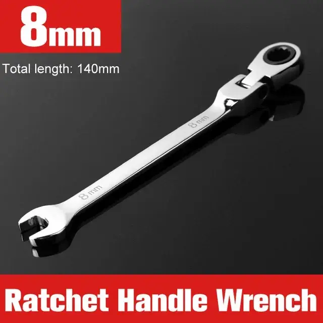 Thumbnail: NEW Flex-Head Ratcheting Combination Wrench Set SAE 1/4''-13/16'' Premium 72-Tee