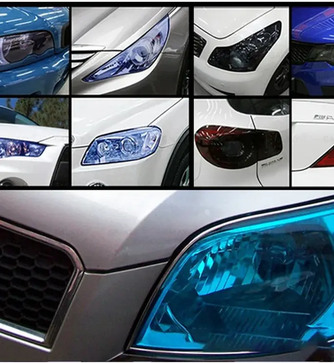 Thumbnail: Car Headlight Taillight Protective Film Tint Vinyl Film Auto Lamp Film Sticker S