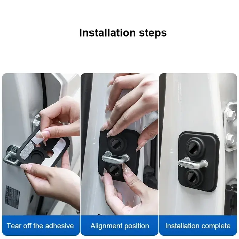 Thumbnail: 1Set Door Lock Decoration Protection Cover Case For MINI Cooper R56 R55 R60 F54