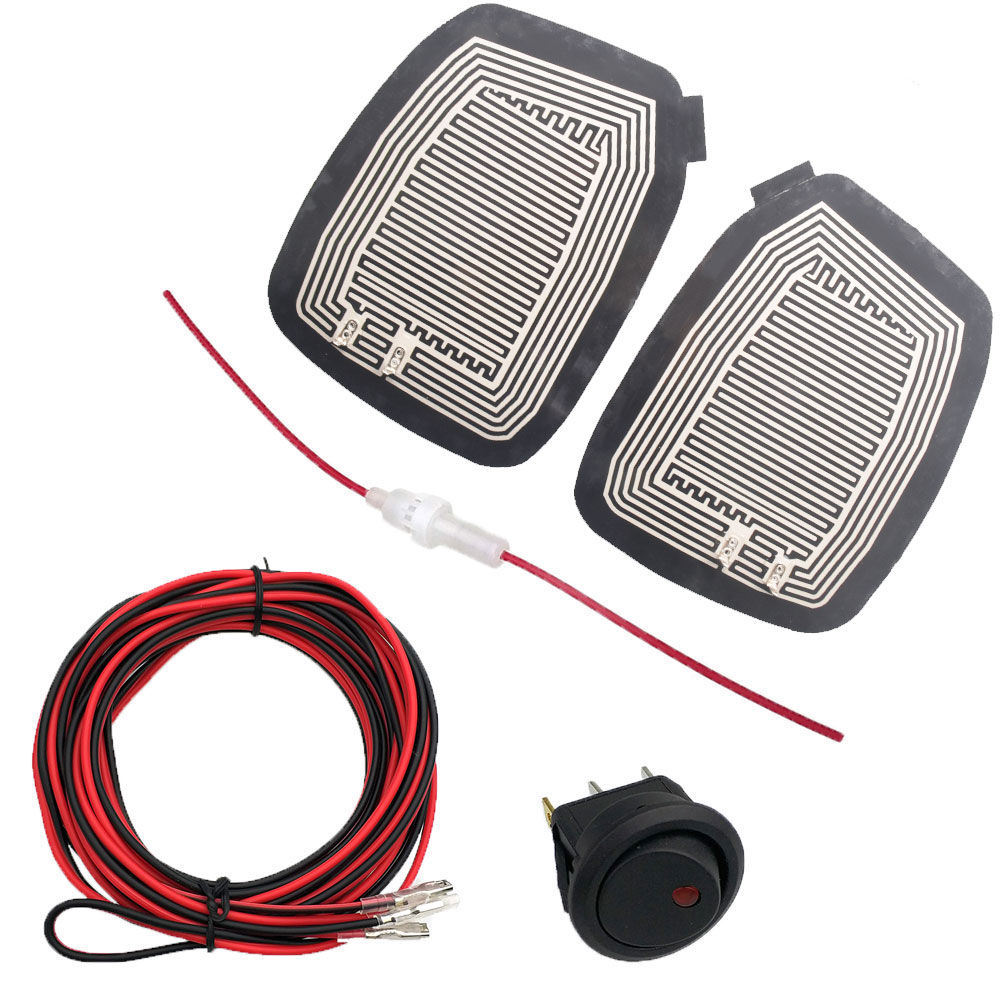 Universal DC 12V Car Wing Mirror Heated Pad Quick Warm Heated mirrors Defogger R