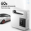 Thumbnail: Cooligg Portable Car Tire Inflator 12V Digital Air Pump Compressor 150 PSI Auto 