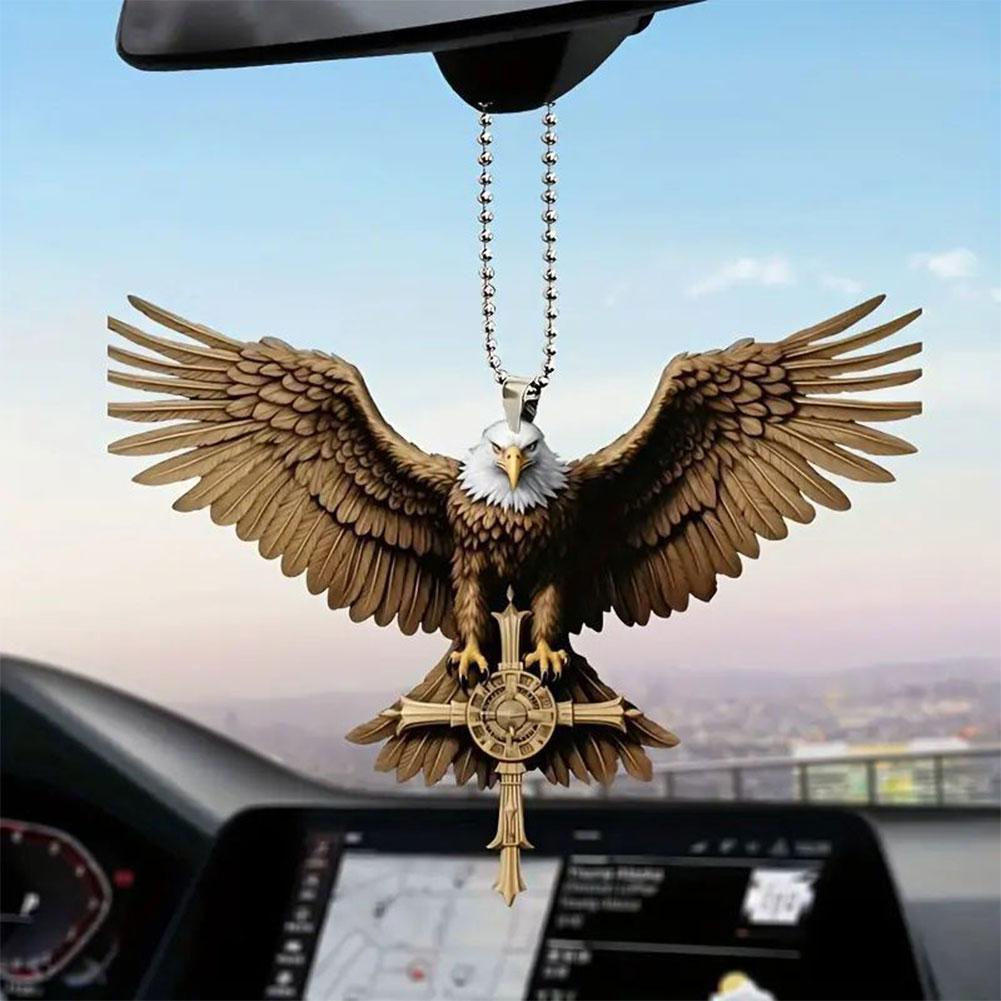 Rearview Mirrors Pendant American Eagle Car Ornament Unique Design Originality C