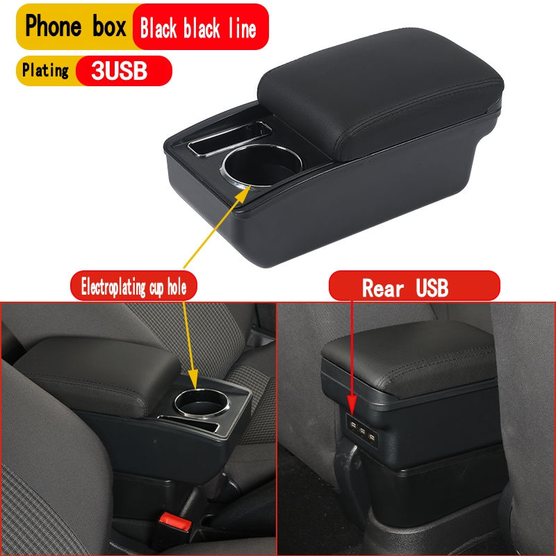 Thumbnail: Car Swift GLX Armrest box﻿ elbow support central content store case console stor
