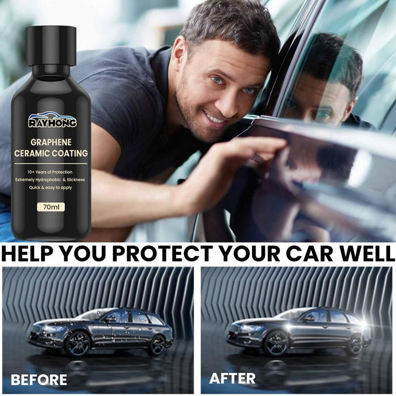 Thumbnail: Graphene Ceramic Coating 70ml Advanced Car Protection Anti-Scratch High Gloss Hy