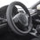 Thumbnail: Auto Drive 1Piece Car Steering Wheel Cover Cheque Slate Black - Universal F..