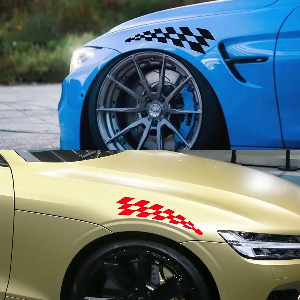 Thumbnail: 2PCS Universal Car Wheel Eyebrow Stickers Auto Tuning Accessories For Suzuki Vol