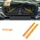 Thumbnail: 2Pcs Front Grille Trim Strips Cover Frame Stickers for BMW F20 F21 F22 F23 F30 F