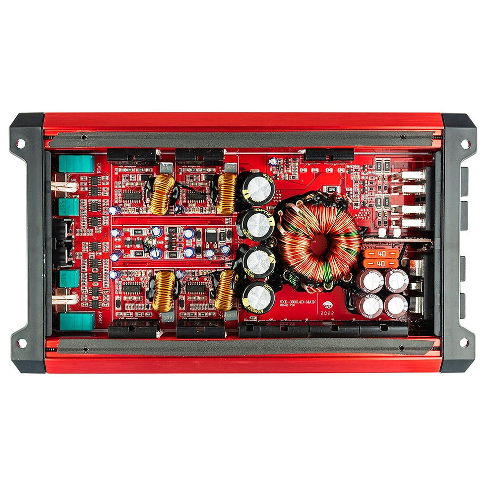 Thumbnail: DS18 Car Audio Full Range 4 Channel 4000W Amplifier Class D Black SXE-4000...