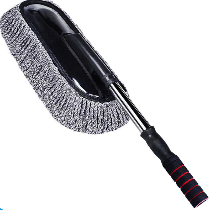 Thumbnail: Car Washing Mop Scalable Handle Dust Remover Wax Brush Microfiber Car Cleaning K