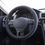Thumbnail: Auto Drive 1Piece Car Steering Wheel Cover Cheque Slate Black - Universal F..