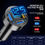 Thumbnail: 4 in 1 Car Charger Quick Charge PD QC3.0 With Voltmeter Cigarette Lighter Socket