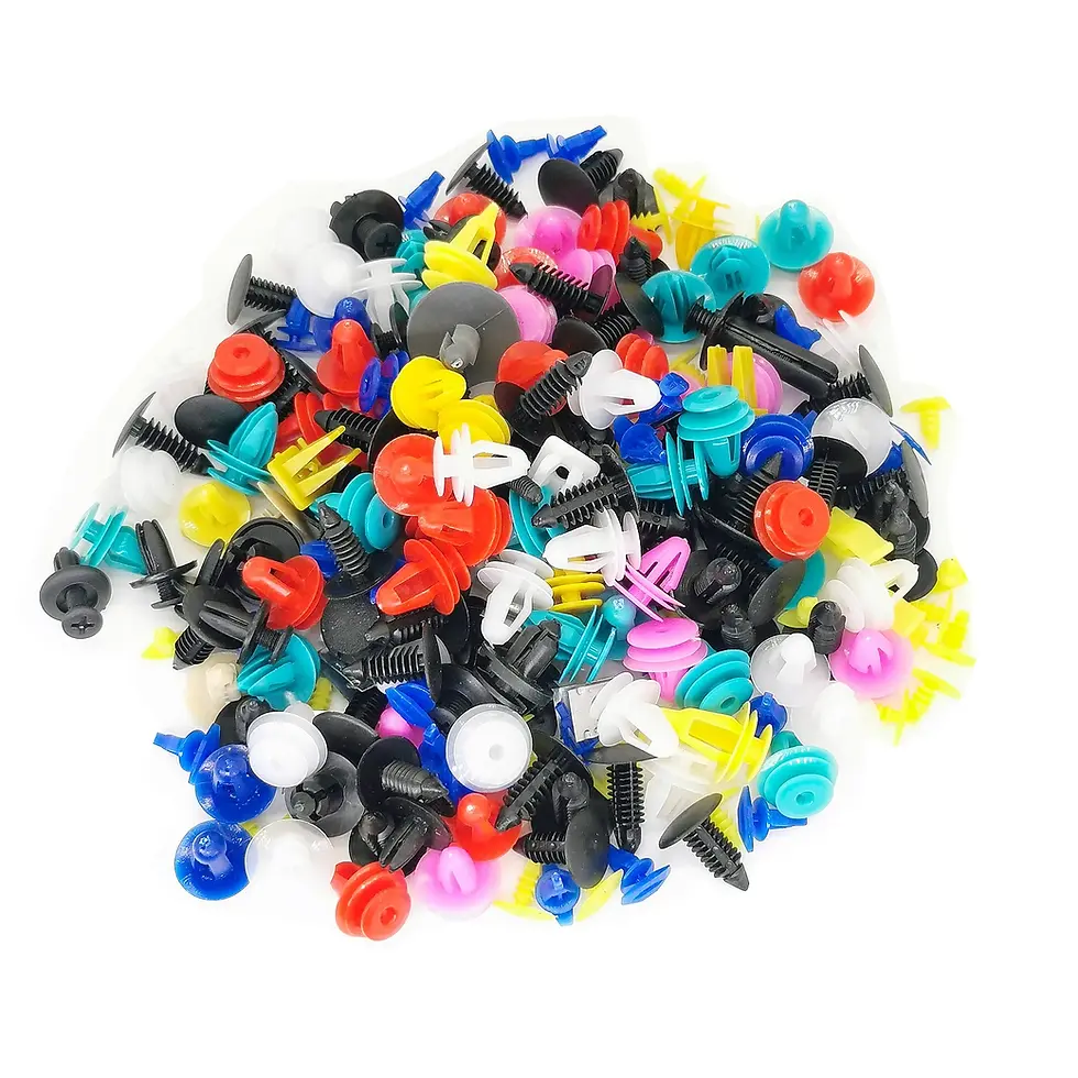 Thumbnail: 500/200/100PCS Mixed Auto Vehicle Fastener Bumper Clips Retainer Rivet Door Pane