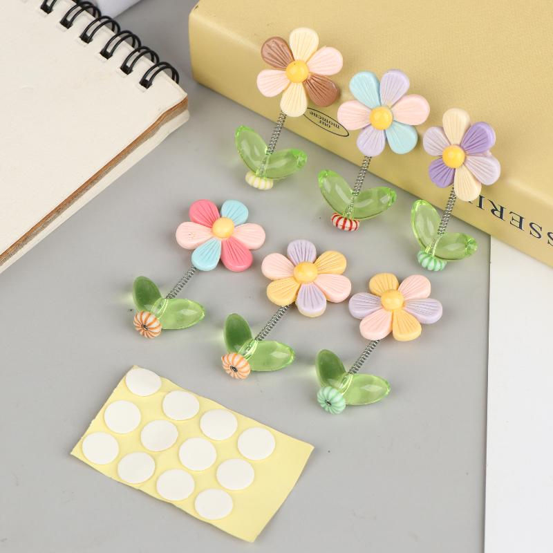 Thumbnail: Swing Chrysanthemum Pendant Car Console Decor, DIY Dashboard Ornament, Floral Th