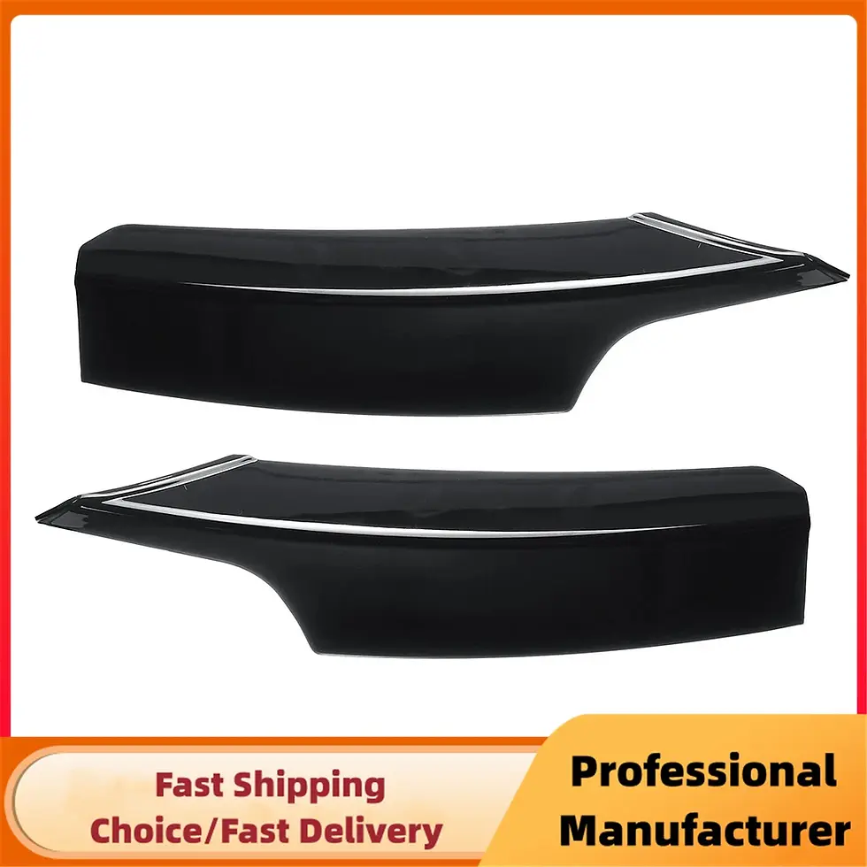 Thumbnail: 1 Pair Car Front Bumper Lip Splitter Canards Spoiler For BMW F30 F31 M Sport 201