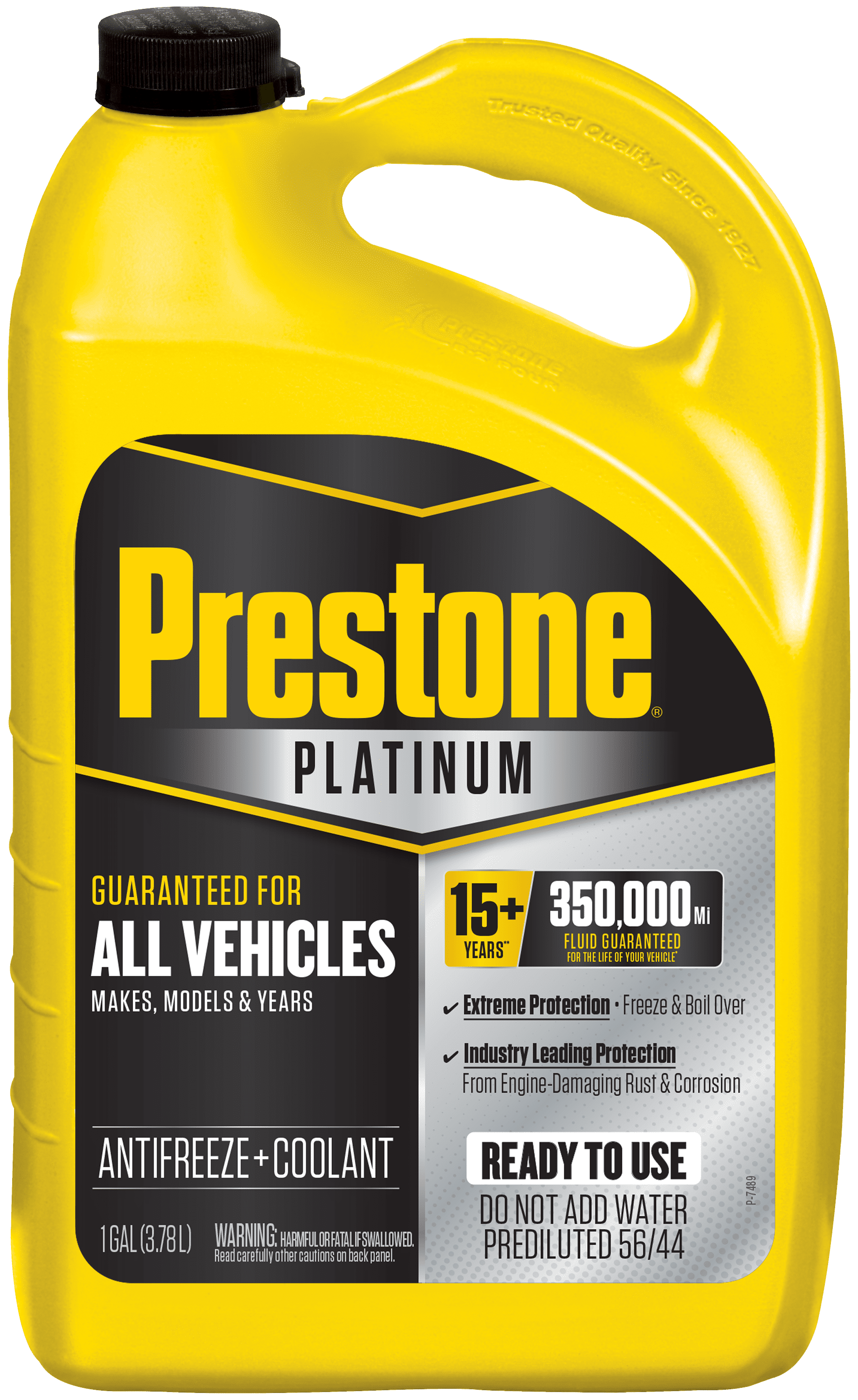 Prestone Platinum Universal Antifreeze+Coolant 15yr/350k Mi 1 Gallon - Re..