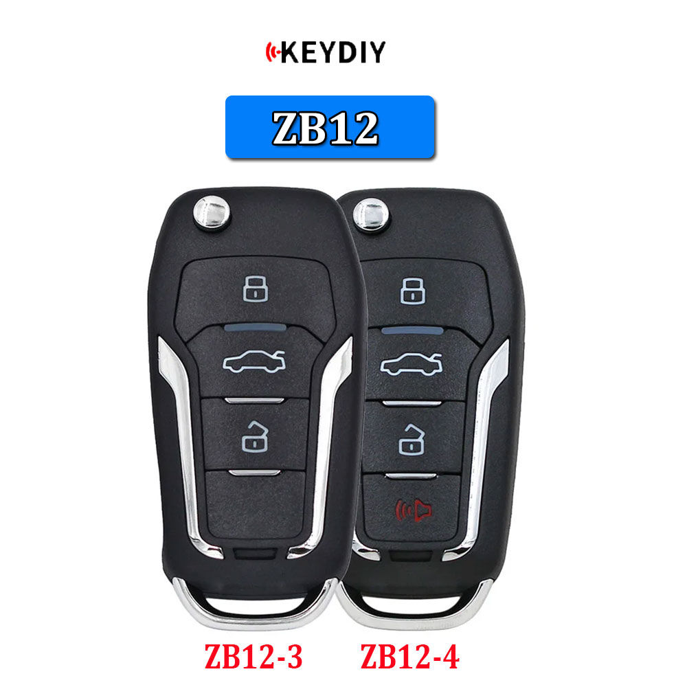 KEYDIY ZB12 Universal Smart Key ZB12-3 ZB12-4 ZB Series Keyless Go Car Remote Co