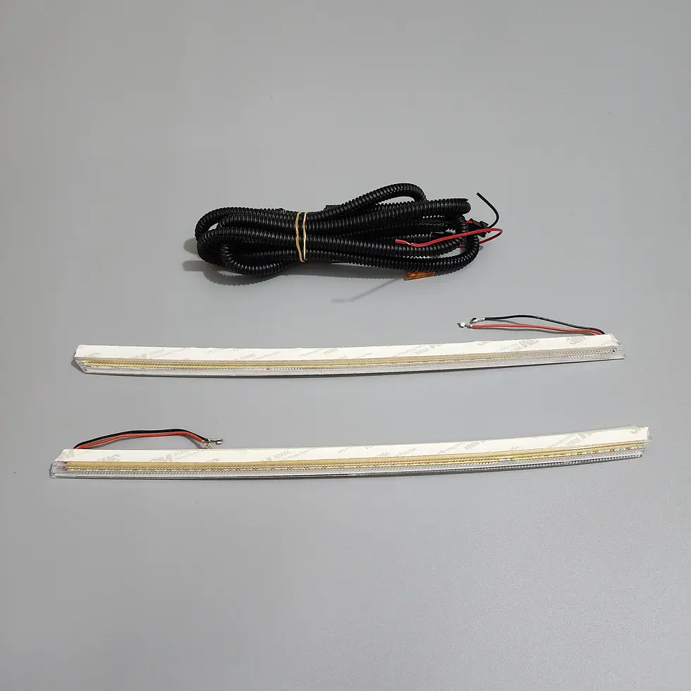 Thumbnail: Front Bumper LED Grille Grill Lights DRL Daytime Running Light For Volkswagen Go