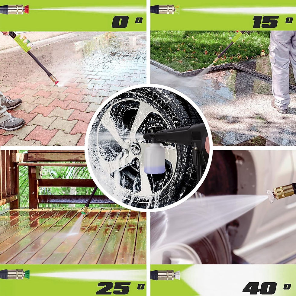 Thumbnail: SUGIFT Electric Pressure Washer, 3800 Psi Max, 2.4 GPM Power Washer Machine..