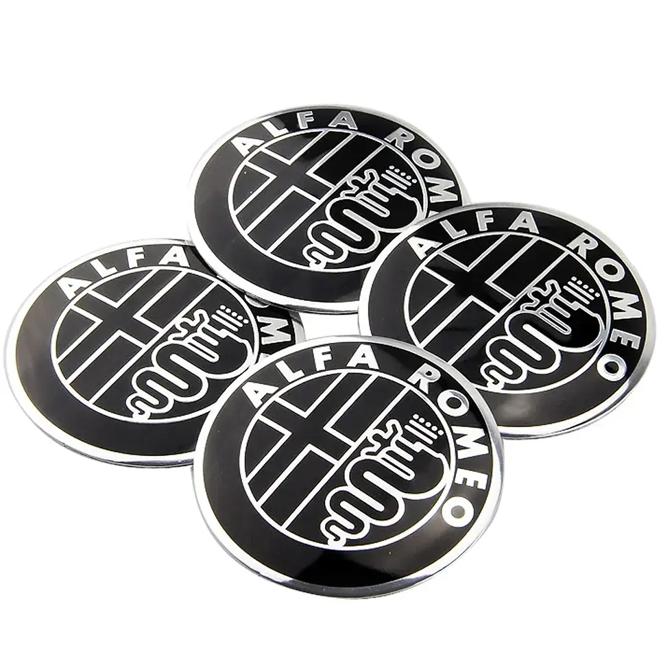 Thumbnail: 56mm Car Styling Tire Hubcap Sticker Wheel Rim Badge for Alfa Romeo Mito Giulia