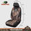 Thumbnail: Mossy Oak 2PC Low Back Car Seat Covers Leather Black - Universal Fit, 1901S..