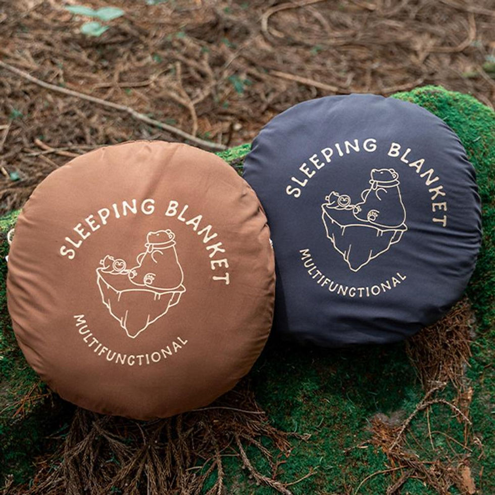 Thumbnail: Wearable Sleeping Bag for camping Poncho sleeping bag rocker fleece Warmth Hoode