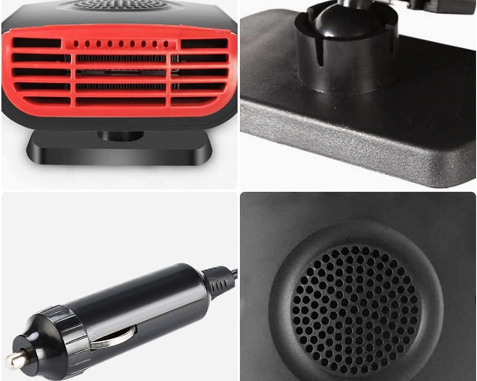 Thumbnail: Wiher Car Heater,12V 150W Portable Car Heater Defroster Fans, 2 in 1 Heatin..