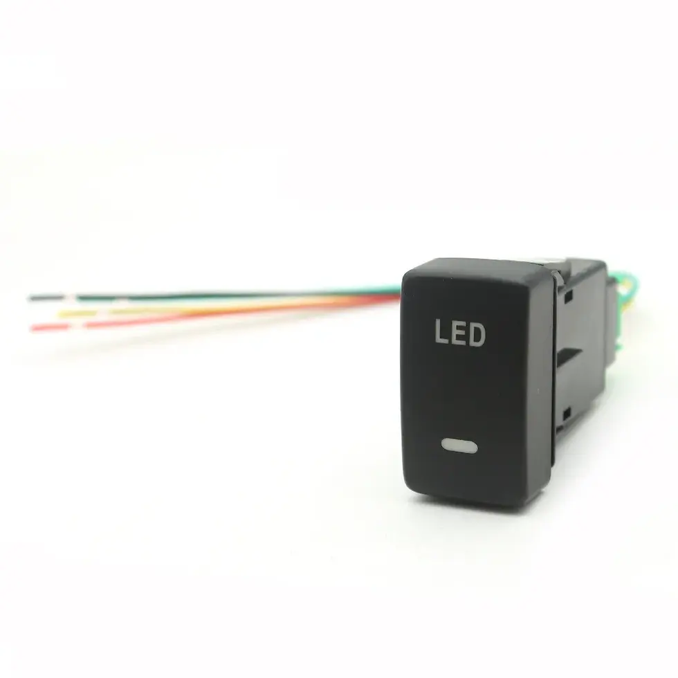 Thumbnail: Car Parking Radar Sensor Switch Power On Off LED DRL Fog Light Button For Honda