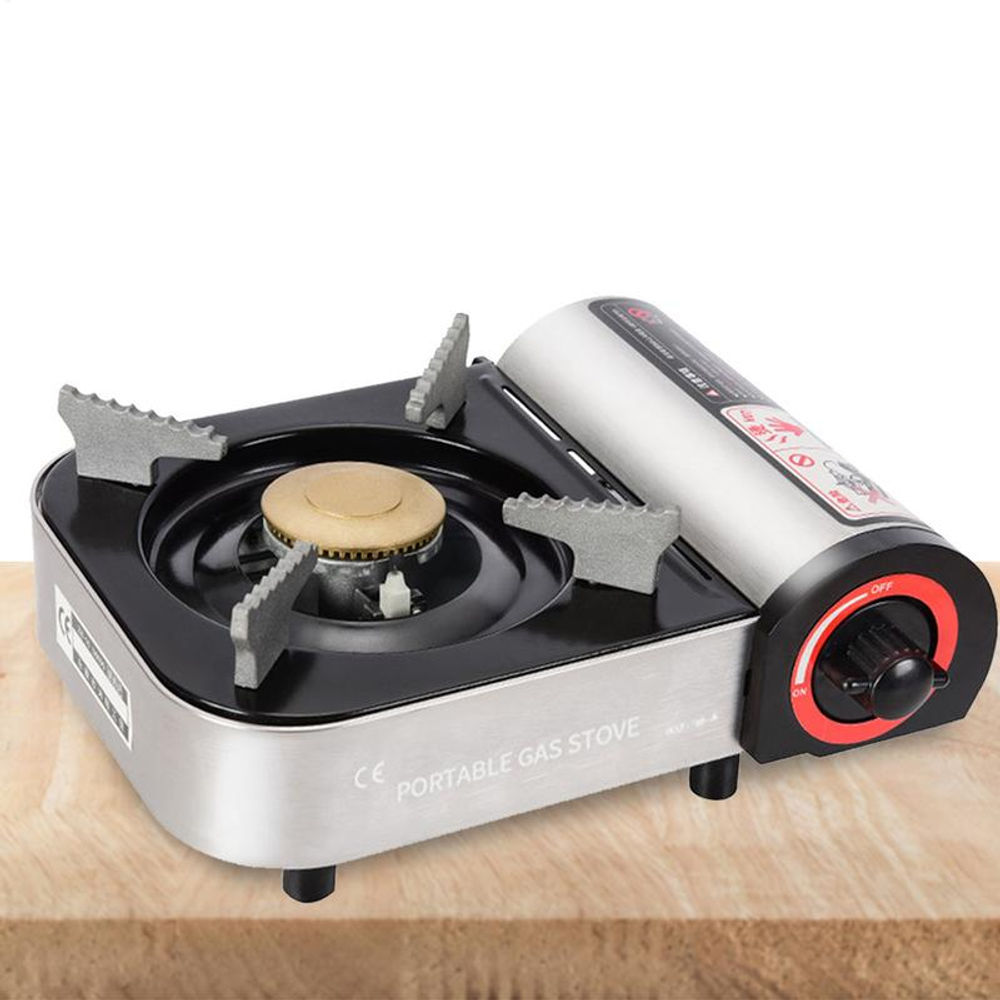 Camping Gas Stove Burner Mini Cassette Stove Portable Windproof Cassette Furnace