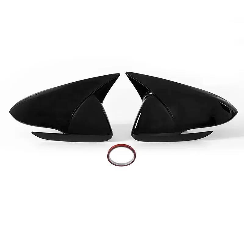 Thumbnail: 2PCS Carbon Fiber Look Car Rearview Cover Side Door Mirror Shell Decoration For