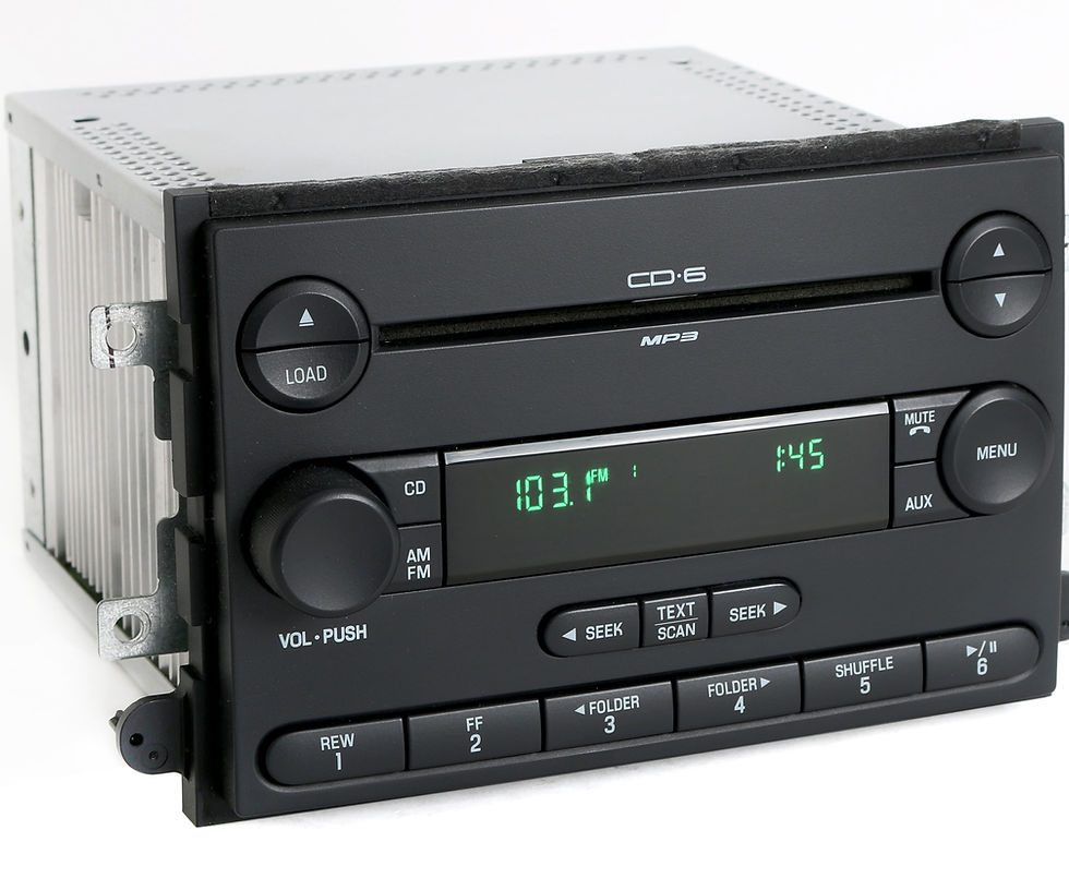 Thumbnail: Restored Ford Fusion 2007 Mercury Milan Radio OEM AM FM 6 Disc CD Player 7E..