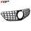 Thumbnail: XVIP Chrome Black Diamonds Style Front Bumper Grille For Mercedes Benz E-Class W