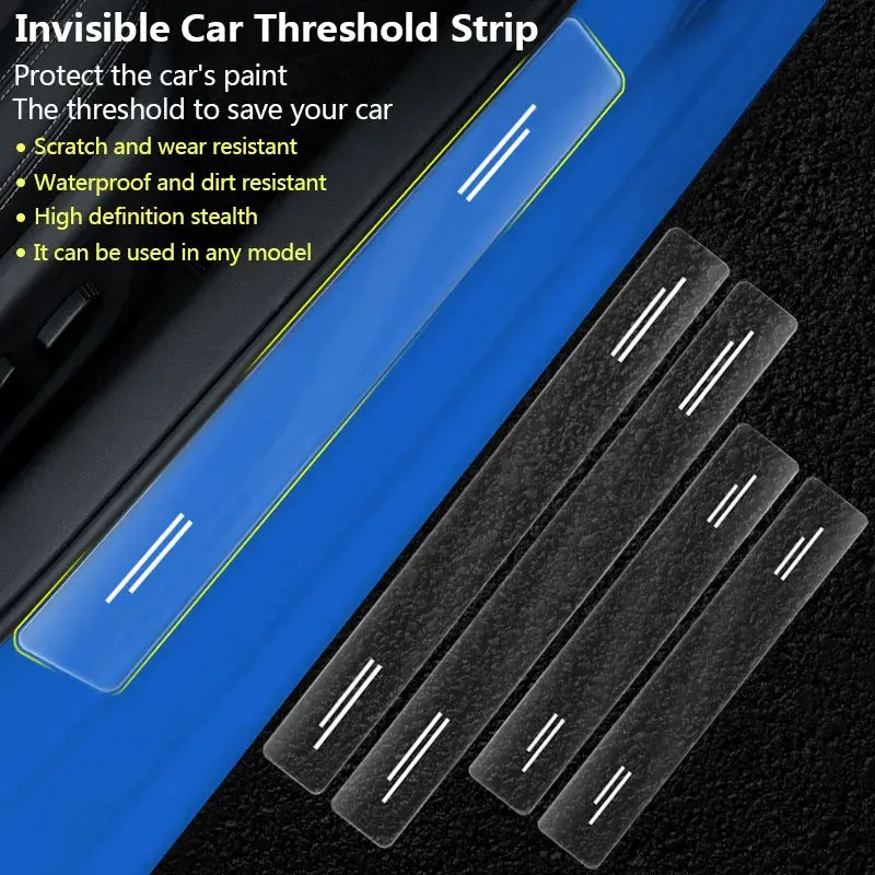 Thumbnail: Car Stickers Door Edge Protector Car Door Sill Sticker Anti Scratch For All Car