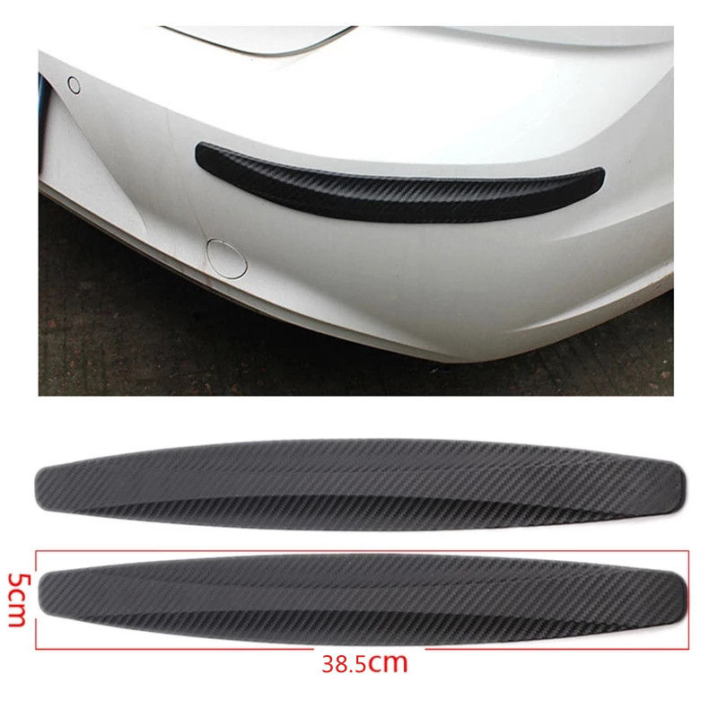 2pcs Car Bumper Protector Strip Guard Corner Protection Strips Scratch Protector