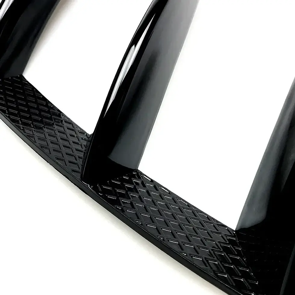 Thumbnail: 1Pair Car Black Carbon Pattern Rear Bumper Splitter Spoilers Canard for Mercedes