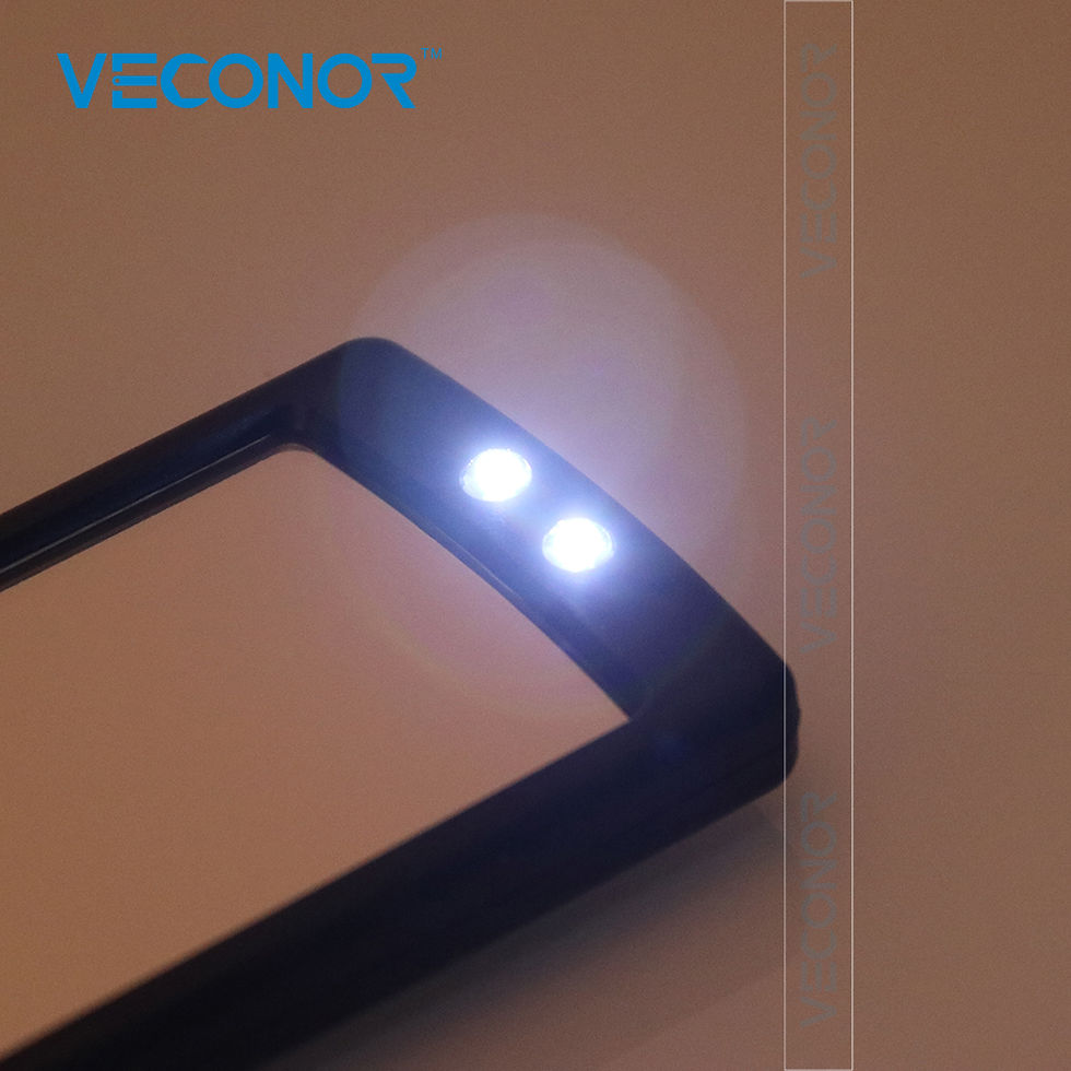 Thumbnail: VECONOR Portable Telescoping Flexible Head Inspection Mirror with LED Light Adju