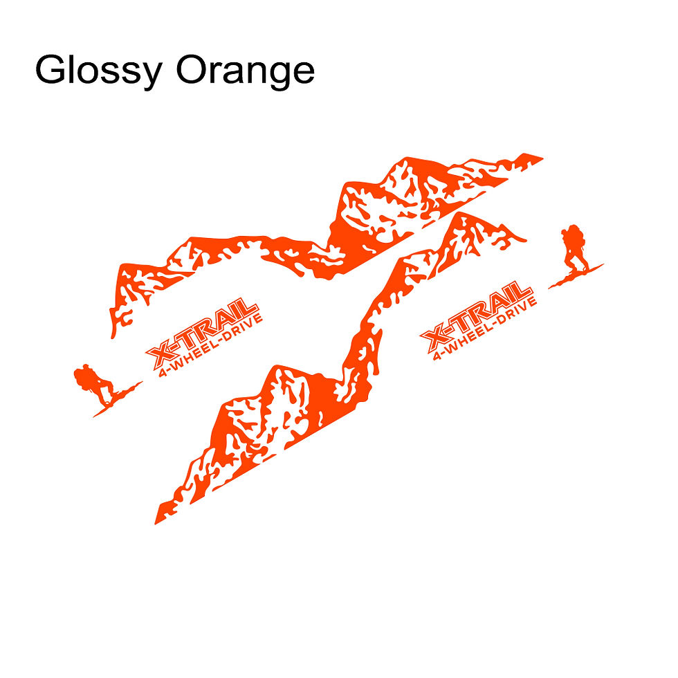Thumbnail: Car Stickers For Nissan X-trail T30 T31 T32 T33 Mountaineering Sport Peak Graphi