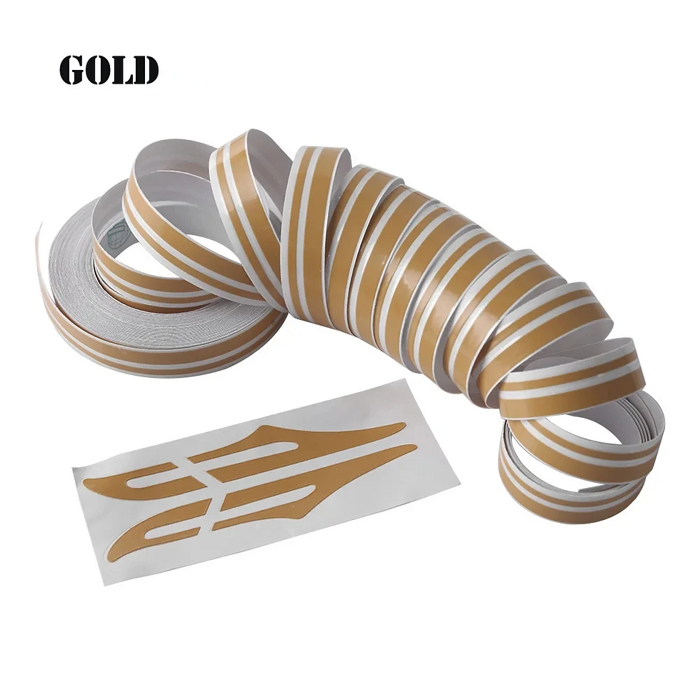 Thumbnail: 1 Roll Multicolor Striping Pin Stripe Steamline Double Line Tape Car Body Decal