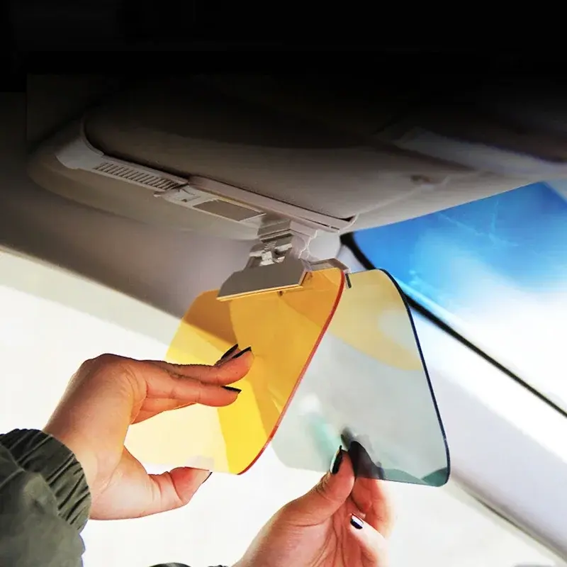 Thumbnail: 2 in 1 Car Sun Visor HD Anti Sunlight Dazzling Goggle Day Night Vision Driving