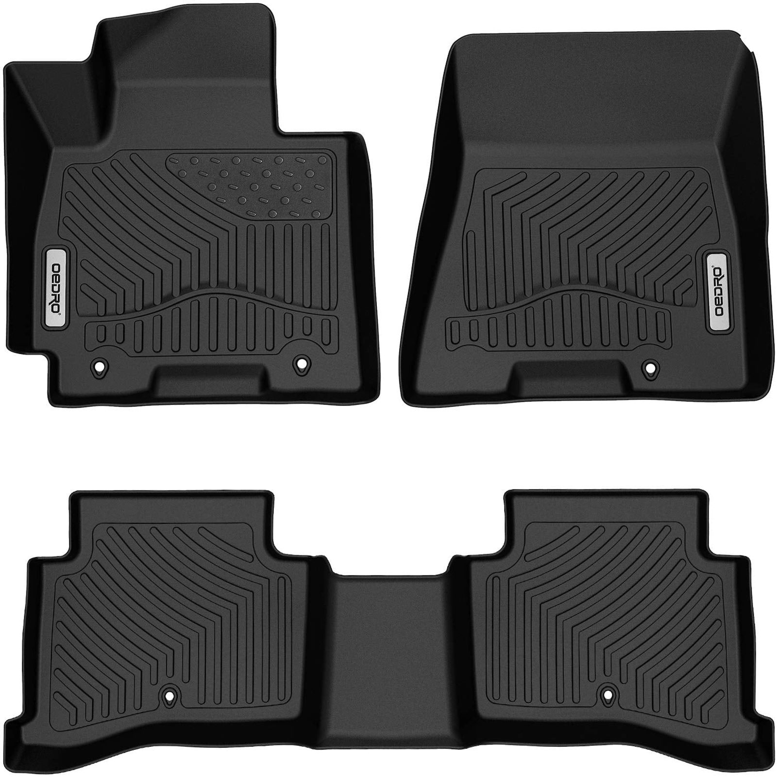 RVNI Floor Mats Compatible for 2016-2021 Hyundai Tucson Black TPE All-Weath..